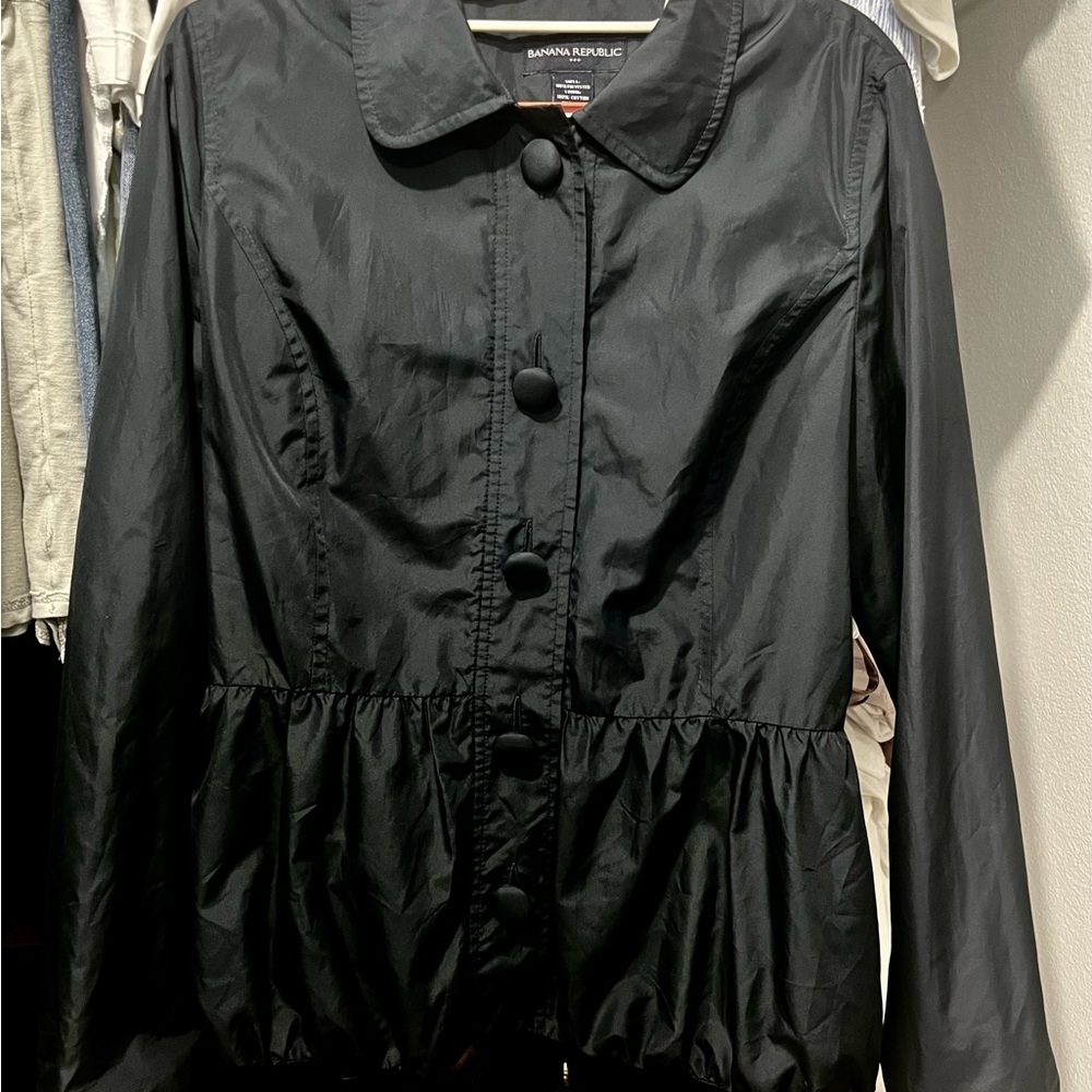 Banana Republic Women's Navy Trench Coat